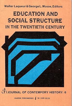 Imagen del vendedor de Education and Social Structure in the Twentieth Century a la venta por Pendleburys - the bookshop in the hills