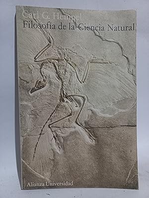 Imagen del vendedor de Filosofa de la Ciencia Natural a la venta por Libros de Ultramar Alicante