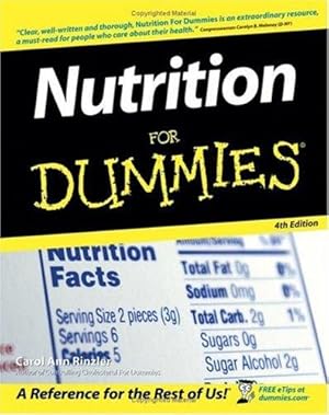 Seller image for Nutrition For Dummies for sale by Giant Giant