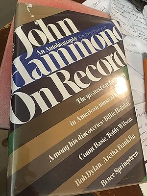 Seller image for Signed. John Hammond. On Record: An autobiography for sale by Bristlecone Books  RMABA