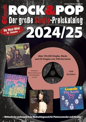 Bild des Verkufers fr Der groe Rock & Pop Single Preiskatalog 2024/25 zum Verkauf von AHA-BUCH GmbH