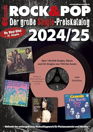 Bild des Verkufers fr Der grosse Rock & Pop Single Preiskatalog 2024/25 zum Verkauf von moluna