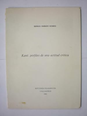 Imagen del vendedor de Kant: perfiles de una actitud crtica a la venta por Librera Antonio Azorn