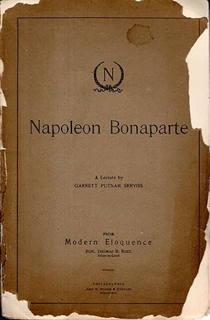 Imagen del vendedor de Napoleon Bonaparte: A Lecture a la venta por Dorley House Books, Inc.