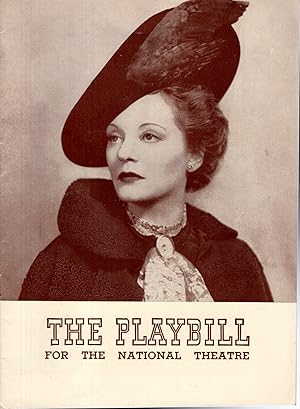 Image du vendeur pour Playbill: February 20, 1939 Featuring Lillian Helman's "The Little Foxes" at the National Theatre mis en vente par Dorley House Books, Inc.