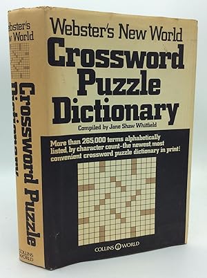 Seller image for WEBSTER'S NEW WORLD CROSSWORD PUZZLE DICTIONARY for sale by Kubik Fine Books Ltd., ABAA