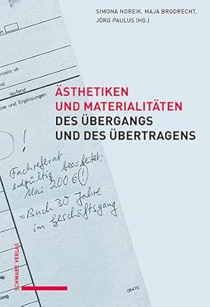 Seller image for Asthetiken Und Materialitaten Des Ubergangs Und Des Ubertragens -Language: German for sale by GreatBookPrices