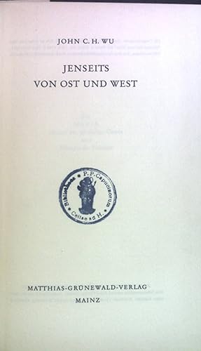 Bild des Verkufers fr Jenseits von Ost und West. zum Verkauf von books4less (Versandantiquariat Petra Gros GmbH & Co. KG)