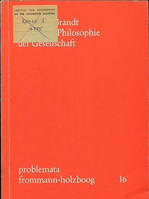 Bild des Verkufers fr Rousseaus Philosophie der Gesellschaft zum Verkauf von avelibro OHG