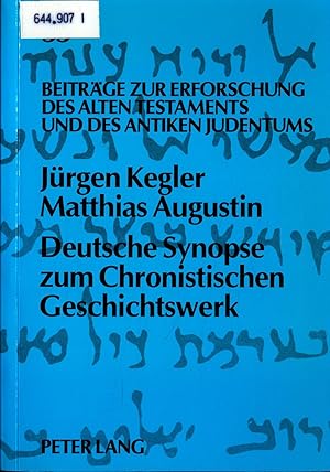 Bild des Verkufers fr Deutsche Synopse zum Chronistischen Geschichtswerk Band 33 zum Verkauf von avelibro OHG