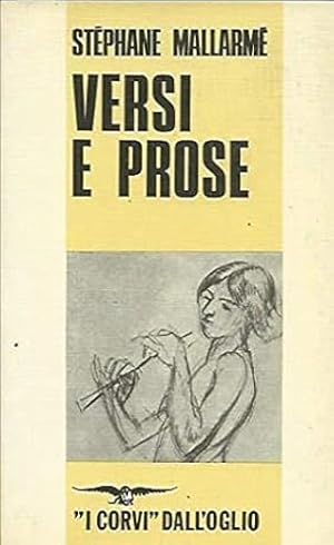 Bild des Verkufers fr Versi e prose. zum Verkauf von FIRENZELIBRI SRL