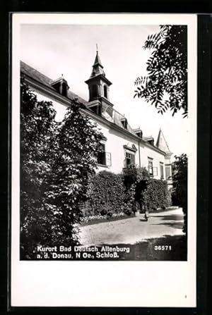 Bild des Verkufers fr Ansichtskarte Bad Deutsch Altenburg a. d. Donau, Blick auf Schloss zum Verkauf von Bartko-Reher