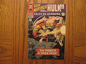 Bild des Verkufers fr Marvel Comic Tales to Astonish #82 4.5 1966 Namor Sub Mariner Hulk Stan Lee zum Verkauf von Clarkean Books