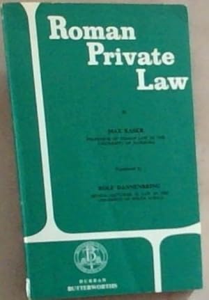 ROMAN PRIVATE LAW: Second Edition