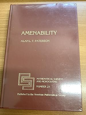 Imagen del vendedor de Amenability (Mathematical Surveys and Monographs, 29) a la venta por Chapter Two (Chesham)