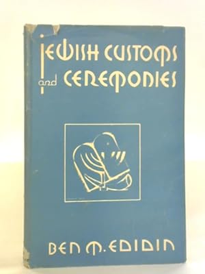 Imagen del vendedor de Jewish Customs and Ceremonies a la venta por World of Rare Books