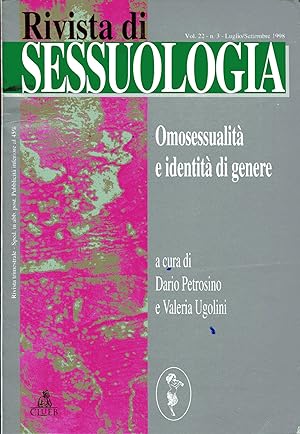 Seller image for Rivista di sessuologia. Omosessualit e identit di genere for sale by Studio Bibliografico Viborada