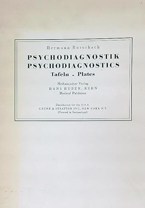 Psychodiagnostik. Psychodiagnostics. Tafeln - Plates