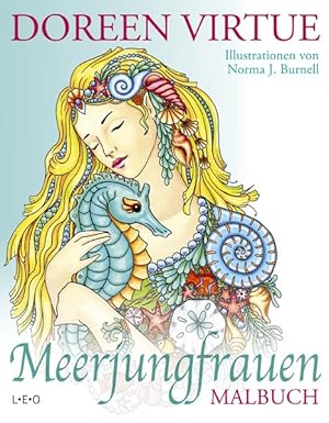 Meerjungfrauen Malbuch. Illustrationen von Norma J. Burnell,