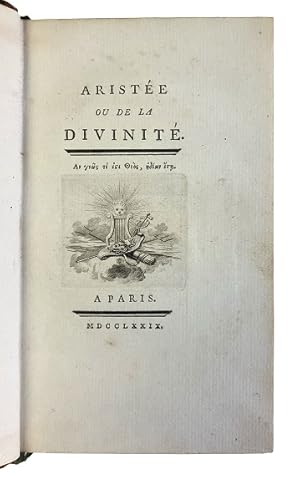 Aristée ou de la divinité.