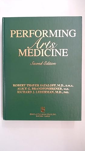 Seller image for Performing Arts Medicine - Second Edition, for sale by Antiquariat Maiwald
