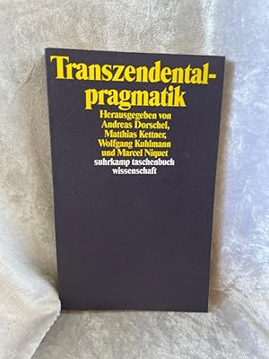 Bild des Verkufers fr Transzendentalpragmatik: Ein Symposion fr Karl-Otto Apel (suhrkamp taschenbuch wissenschaft) Ein Symposion fr Karl-Otto Apel zum Verkauf von Antiquariat Jochen Mohr -Books and Mohr-