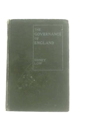 Seller image for The Governance of England for sale by World of Rare Books