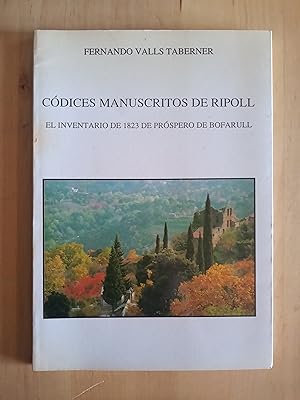 Imagen del vendedor de Cdices manuscritos de Ripoll a la venta por Llibreria Fnix
