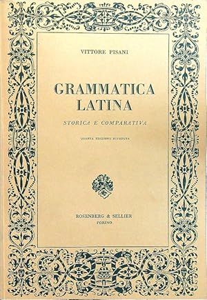 Grammatica latina storia e Comparativa