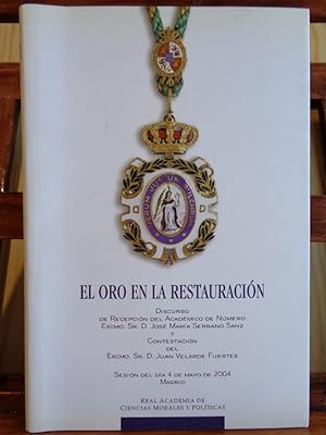 Imagen del vendedor de EL ORO EN LA RESTAURACIN a la venta por LIBRERA ROBESPIERRE