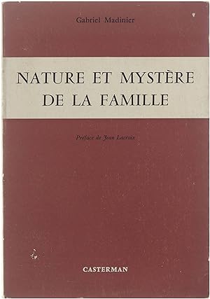 Seller image for Nature et Mystre de la Famille for sale by Untje.com