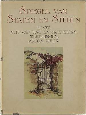 Seller image for Spiegel van staten en steden . Tekeningen: Anton Pieck. for sale by Untje.com
