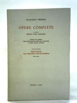 Bild des Verkufers fr Opera Complete Volume Quarto zum Verkauf von World of Rare Books