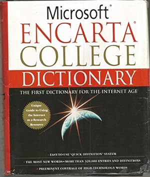 Immagine del venditore per Microsoft Encarta College Dictionary: The First Dictionary For The Internet Age venduto da -OnTimeBooks-