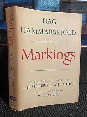 Seller image for Markings with a foreword by W.H. Auden for sale by Matthew's Books