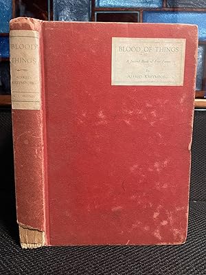Bild des Verkufers fr Blood of Things A Second Book of Free Forms zum Verkauf von Matthew's Books