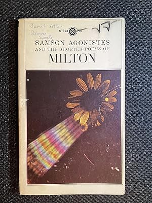 Immagine del venditore per Samson Agonistes and the Shorter Poems of Milton venduto da Matthew's Books