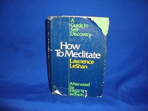 Bild des Verkufers fr How to Meditate: A Guide to Self-Discovery zum Verkauf von ZBK Books