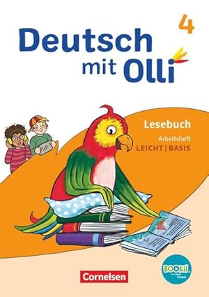 Bild des Verkufers fr Deutsch mit Olli Lesen 2-4 4. Schuljahr. Arbeitsheft Leicht / Basis : Mit BOOKii-Funktion zum Verkauf von Smartbuy
