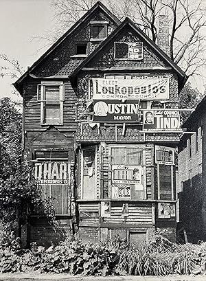 [Original Photograph of an Abandoned House in Detroit]