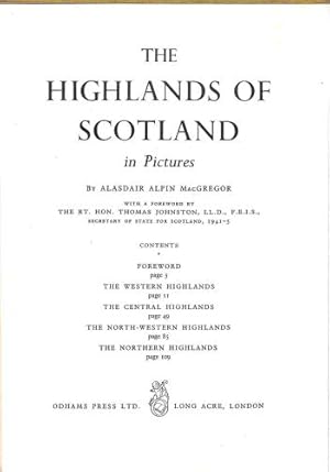 Seller image for THE HIGHLANDS OF SCOTLAND IN PICTURES for sale by WeBuyBooks