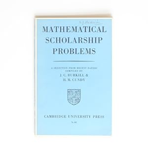 Imagen del vendedor de mathematical Scholarship Problems a la venta por Fireside Bookshop