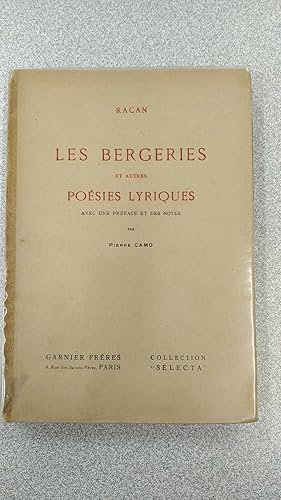 Seller image for Les bergeries et autres posies lyriques for sale by Dmons et Merveilles