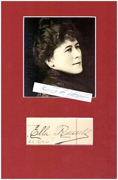 EVA RUSSELL (1868-1956) American suffragette, businessperson, and politician. She was president o...