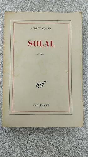 Seller image for Solal for sale by Dmons et Merveilles