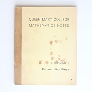 Queen Mary College Mathematics Notes: Commutative Rings