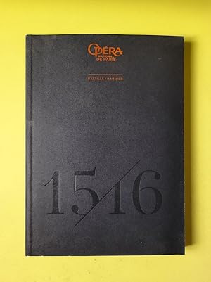 Imagen del vendedor de Opera National de Paris Saison 2015 / 2016 a la venta por Dmons et Merveilles