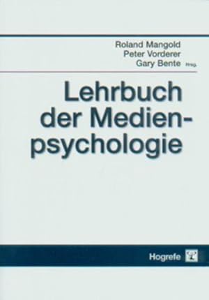 Seller image for Lehrbuch der Medienpsychologie for sale by Berliner Bchertisch eG