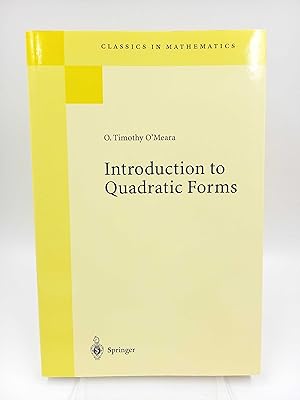 Seller image for Introduction to Quadratic Forms for sale by Antiquariat Smock