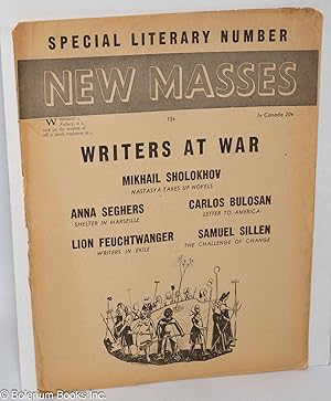 Imagen del vendedor de New Masses, May 16, 1944, vol. 51, no. 6 a la venta por Bolerium Books Inc.